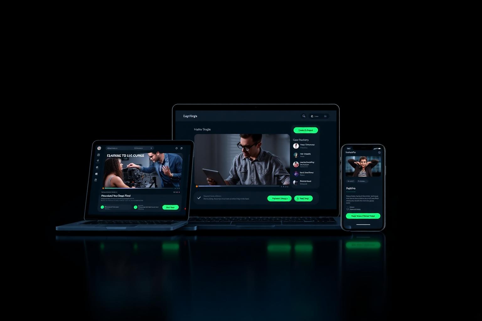 Curso Projeto Renda Online exibido em notebook, tablet e smartphone